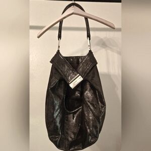 Kooba Leather Large Sparkly Black Purse